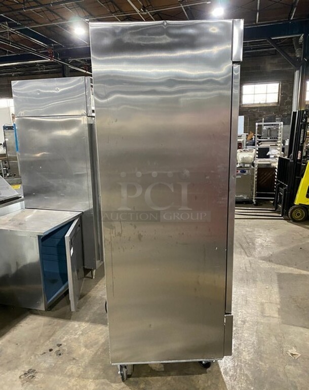 LATE MODEL! 2022 Asber Commercial Single Door Reach In Freezer! All Stainless Steel! On Casters! MODEL ARF23HFHC SN:8102673343 115V 1PH - Image 3 of 9