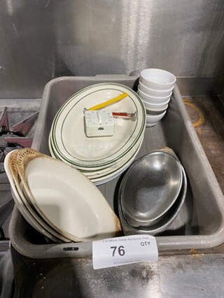 ALL ONE MONEY! MISCELLANEOUS! Includes Assorted Food Serving Dishes, Handheld Timer!