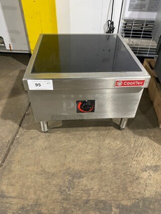 COOKTEK Stainless Steel Commercial Electric Powered Single Burner Induction Range! MODEL MSP7000-200 208V