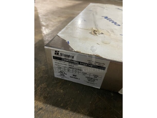 APW Wyott Commercial 60" Heated Shelf Warmer! Model WS5 Serial 380041609001! 120V 1Phase! - Image 7 of 7