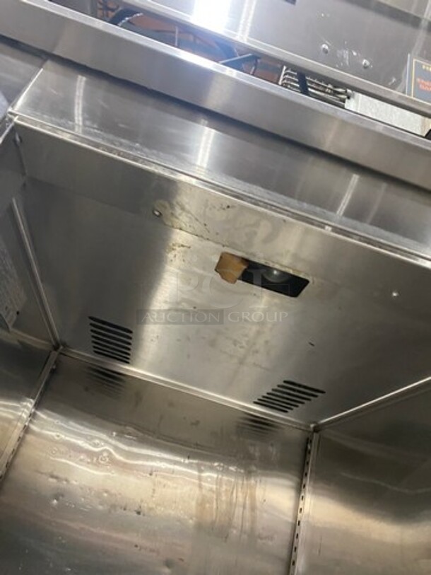 Victory Commercial Single Door Refrigerated Dough Retarder! Can Fit Roll In Rack! All Stainless Steel! On Legs! RACK NOT INCLUDED! Model: RS1DS7EW SN: B0381930 115V 60HZ 1 Phase00 - Image 6 of 9