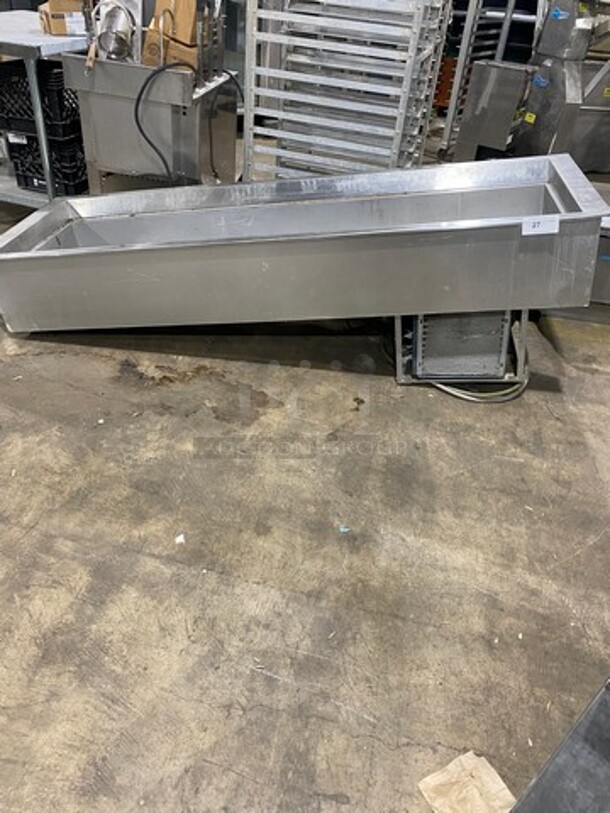 LATE MODEL! 2018 Hatco Commercial Drop In Cold Pan! Solid Stainless Steel! WORKING WHEN REMOVED! Model: CWB6 SN: 4035691830 120V 60HZ 1 Phase - Image 9 of 9