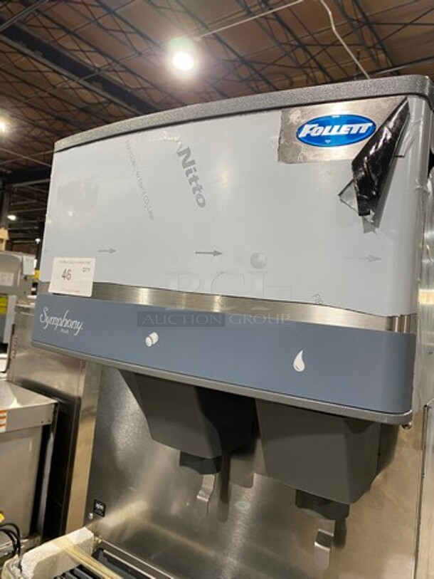 LATE MODEL! 2019 Follett Commercial Ice And Water Dispenser! All Stainless Steel! On Legs! Symphony Series Model: 25FB425W 115V 60HZ 1 Phase - Image 5 of 9