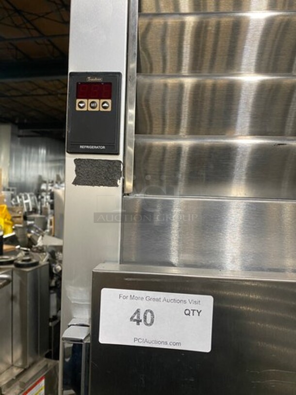Traulsen Commercial 2 Door Reach In Refrigerator! With Poly Coated Racks! All Stainless Steel! On Casters! Model: G20010 SN: T70955A17 115V 60HZ 1 Phase - Image 11 of 11