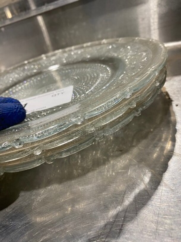 ALL ONE MONEY! Clear Decorative Plates! - Image 2 of 4