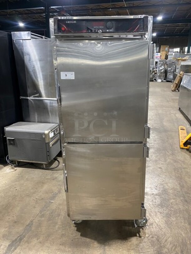 Cres Cor Commercial Electric Powered Split Door Roast-N-Hold Oven! All Stainless Steel! On Casters! Model: RO151FUA12DE4803Z SN: IBIJ0005120854 480V 60HZ 3 Phase - Image 1 of 9