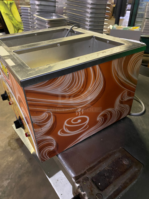 Duke Commercial Countertop 2 Bay Food Warmer! Stainless Steel! Model: CSW2TAM SN: 10137245 120V 60HZ 1 Phase - Image 3 of 8