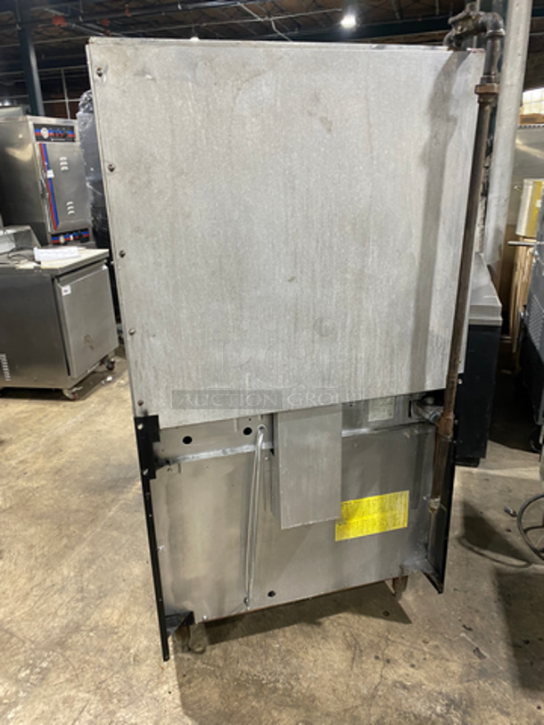 WOW! Garland Commercial Natural Gas Powered 6 Burner Stove! With Oven Underneath! Metal Oven Racks! With Raised Backsplash! With Salamander! All Stainless Steel! On Legs! - Image 4 of 10