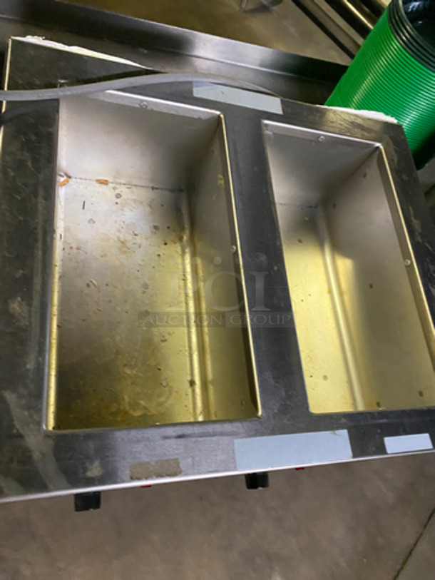 Duke Commercial Countertop 2 Bay Food Warmer! Stainless Steel! Model: CSW2TAM SN: 10137245 120V 60HZ 1 Phase - Image 6 of 8