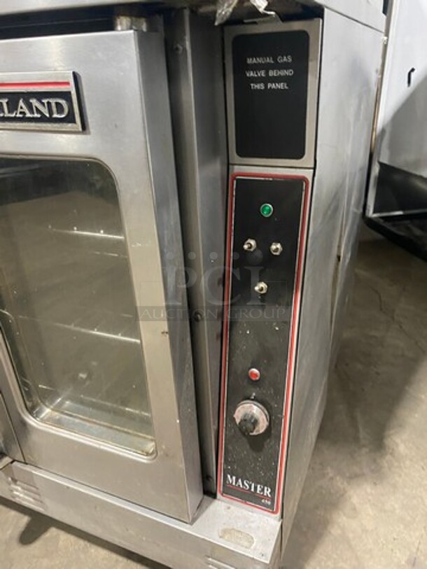 Garland Commercial Gas Powered Double Deck Convection Oven! With View Through Doors! Metal Oven Racks! All Stainless Steel! On Casters! 2x Your Bid Makes One Unit! - Image 8 of 9