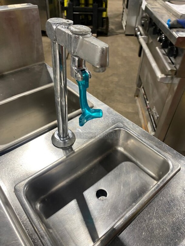 Stainless-Steel Custom-Made workstation/ serve station insolated ice bin waterspout sink! - Image 6 of 7