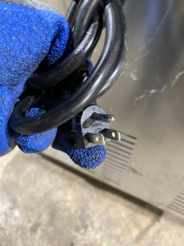 Continental Commercial Refrigerated Sandwich Prep Table! With Single Door Storage Space Underneath! All Stainless Steel! On Casters! Model: SW278 SN: 158B0875 115V 60HZ 1 Phase - Image 9 of 9