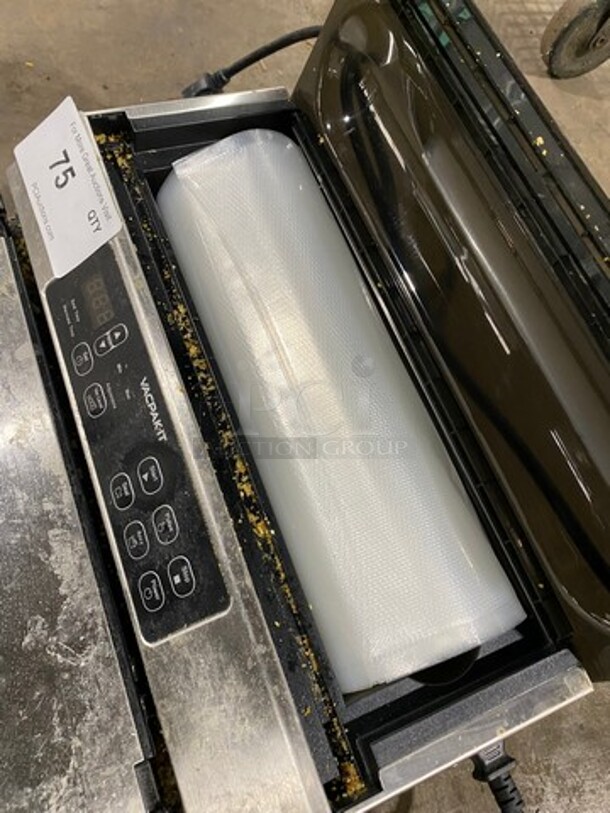 Vacpak It Commercial Countertop Vacuum Sealer! Stainless Steel Body! Model: YJS614 SN: M6141001912000428 120V - Image 6 of 9