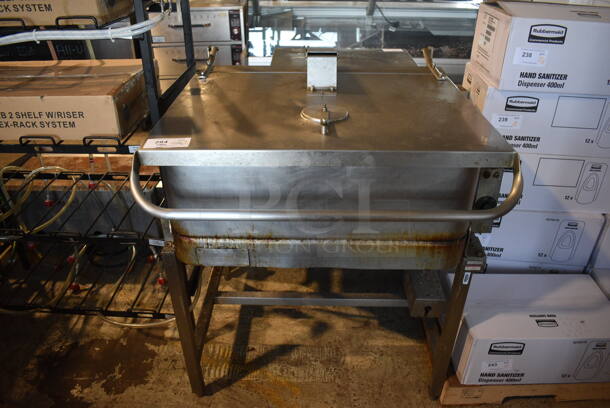 Stainless Steel Commercial Electric Powered Braising Pan. 208-240 Volts, 3 Phase. 36x36x44