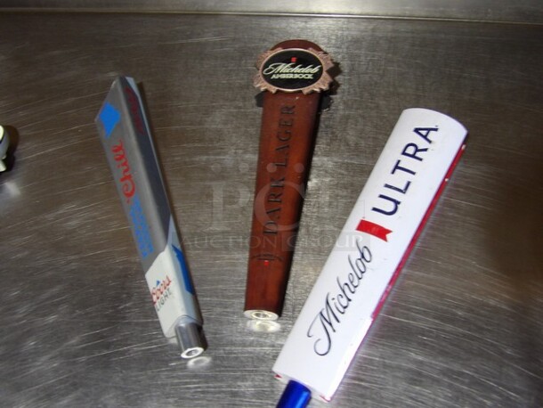 Mixed Lot of 3 Tap Handles. Your Bid X 3 - Image 1 of 1