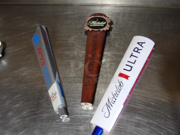 Mixed Lot of 3 Tap Handles. Your Bid X 3