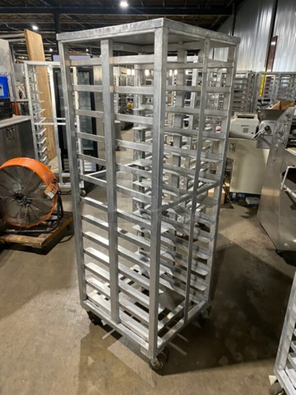 Metal Commercial Pan Transport Rack! On Casters! - Image 2 of 5