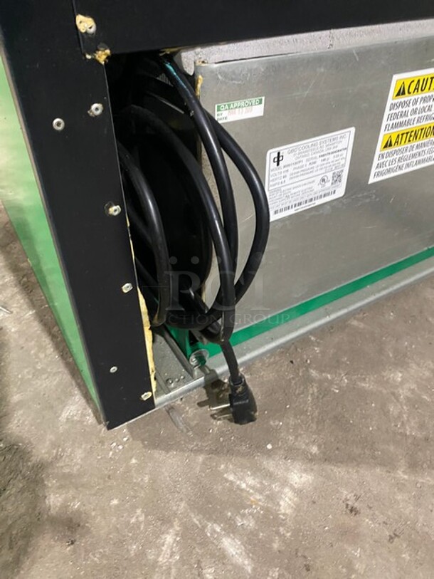NICE! QBD Cooling Systems Commercial Single Door Reach In Cooler Merchandiser! With View Through Door! With Racks! Model CD26HC Serial 1ES170304384768! 115V 1Phase! WORKING WHEN REMOVED! - Image 7 of 7