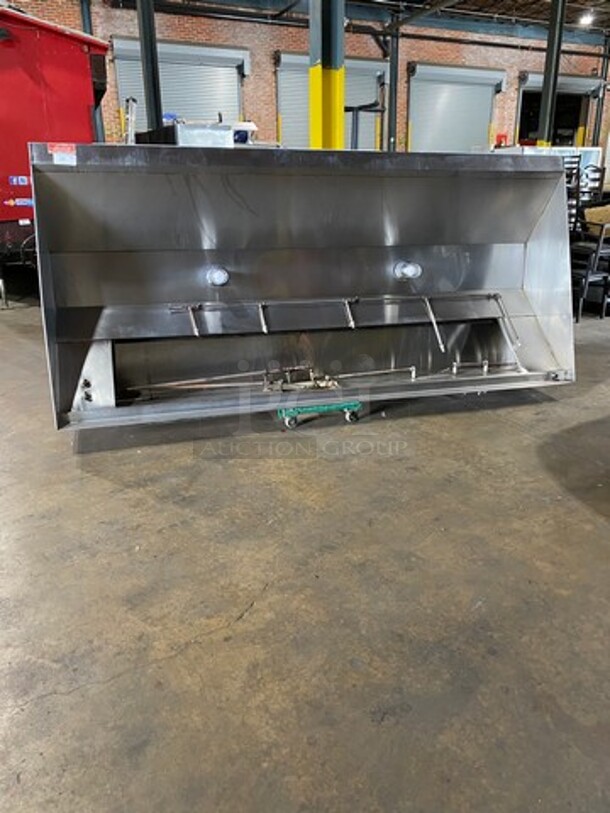 Commercial Make Up Fresh Hood System! All Stainless Steel!