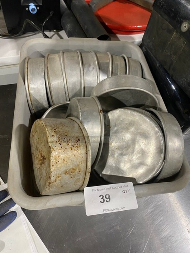 All One Money! Stainless Steel Assorted Baking Dough Pans! - Image 1 of 4