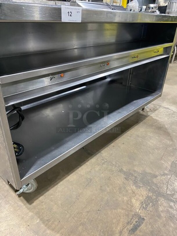 Delfield Commercial Electric Powered 4 Well Steam Table! With Storage Space Underneath! All Stainless Steel! On Casters! Model: F14EI460 SN: 1010150000316 208/230V 60HZ 1 Phase - Image 7 of 9