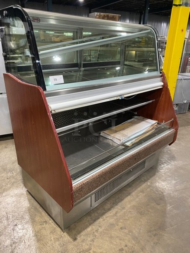 COOL! Kinco Commercial Refrigerated Open Grab-N-Go Display Case Merchandiser! With Front Cover! With Top Refrigerated Closed Display Case Merchandiser! With Rear Access Doors! 220V 60HZ 1 Phase - Image 10 of 10