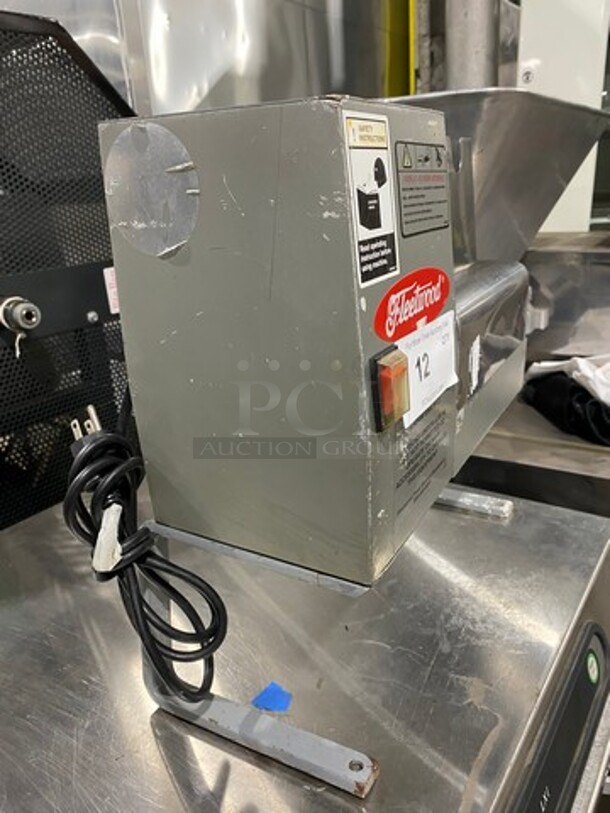 Fleetwood Commercial Countertop Meat Tenderizer Machine! Stainless Steel Body! Model: ABI SN: 000173! 110V 1 Phase!
 - Image 2 of 8