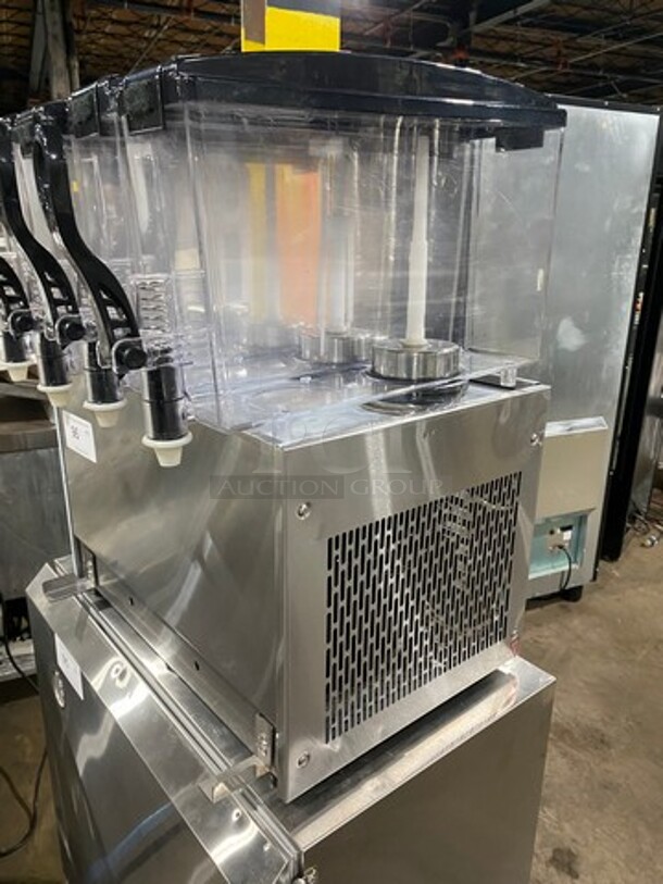 Commercial Countertop 4 Hopper Refrigerated Beverage Dispenser! Model: YSJ12X4 110V - Image 2 of 9