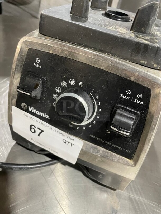 Vitamix Commercial Countertop Blender Base! Professional Series 750!  - Image 6 of 7