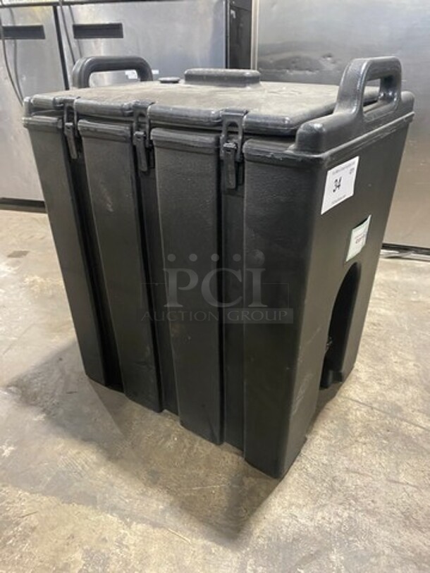 Cambro Insulated Beverage Dispenser/ Holder! With Side Handles! With Lid! - Image 2 of 7
