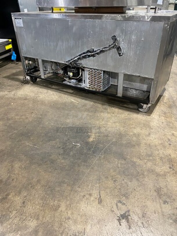 Turbo Air Commercial 3 Door Lowboy/Worktop Cooler! All Stainless Steel! On Casters! Model: TUR72SD SN: UR72808021 115V 60HZ 1 Phase - Image 4 of 8