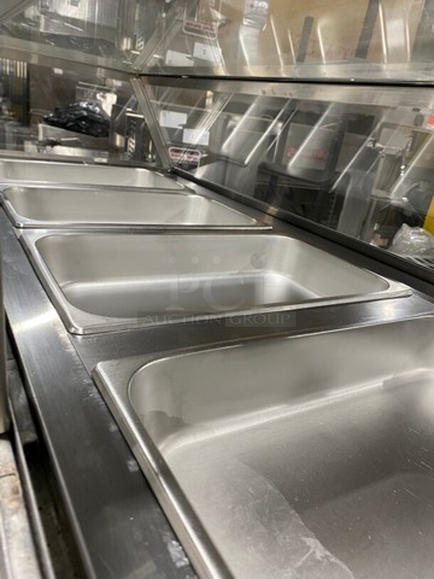 Cool Tech Commercial Refrigerated Deli Display Case Merchandiser! With Slanted Front Glass! With Sliding Rear Access Glass Doors! All Stainless Steel! Model: CMPH48SD SN: 113342 120V - Image 7 of 10