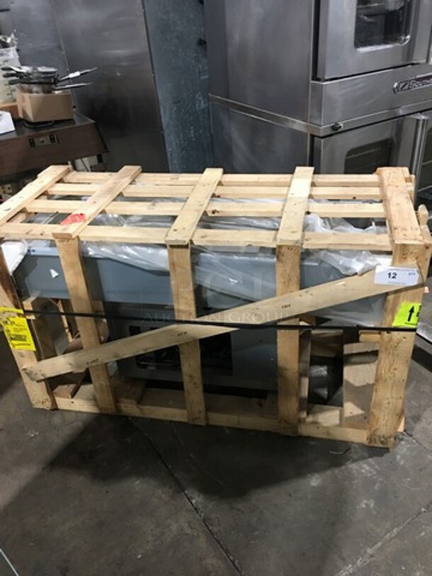 AWESOME! NEW! IN THE CRATE! Delfield Commercial Drop In Cold Pan! Solid Stainless Steel! Model: 8148EFN SN: 1707150000131 115V 60HZ 1 Phase - Image 1 of 7
