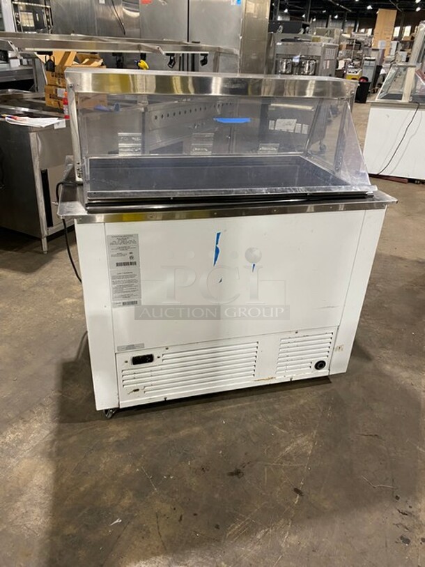 C Nelson Stainless Steel Commercial Floor Style Ice Cream Dipping Cabinet! MODEL BD6DIPRB 115V - Image 4 of 7