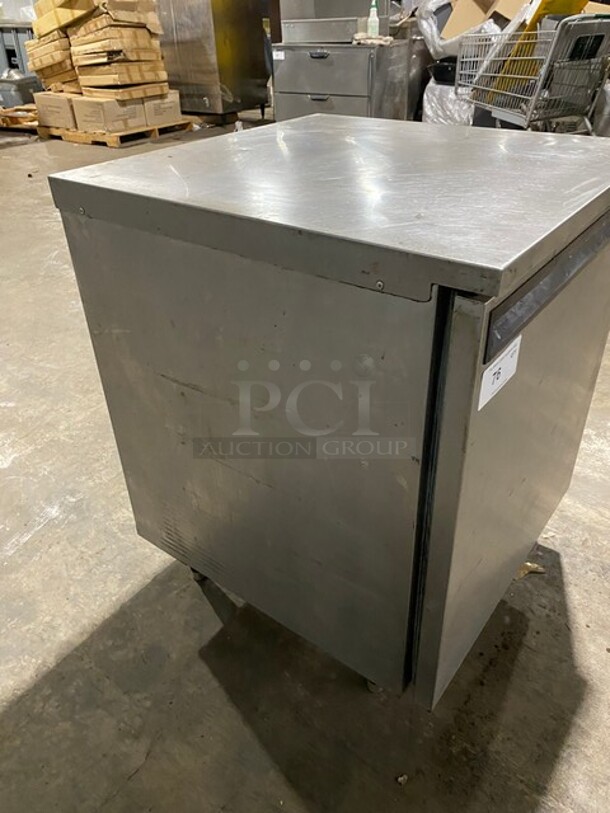 Delfield Commercial Single Door Refrigerated Lowboy! All Stainless Steel! With Poly Coated Racks! On Legs! 115V! Model: 406 SN: 251416-T! - Image 3 of 7