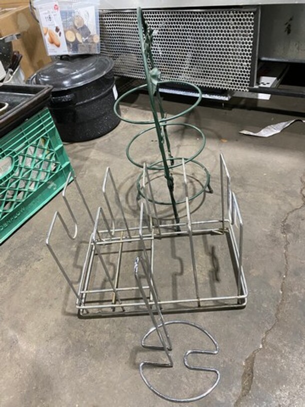 MISCELLANEOUS! Paper Towel Holder, Pan Holder, 3 Tier Basket Holder! - Image 2 of 5