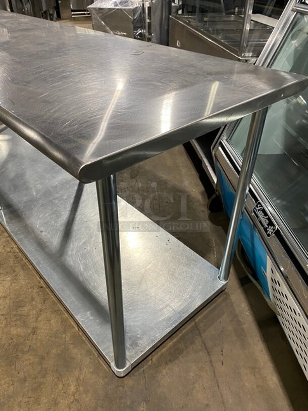 Stainless Steel Worktable With Undershelf! - Image 2 of 7