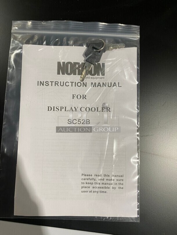 Brand New In Box! Nordon Countertop Glass Door Merchandiser! Model SC52B 115V 1 Phase! - Image 3 of 6