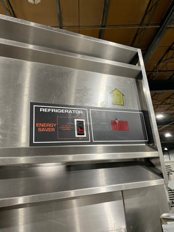 Victory Commercial Single Door Reach In Refrigerator! All Stainless Steel! On Legs!  - Image 7 of 8