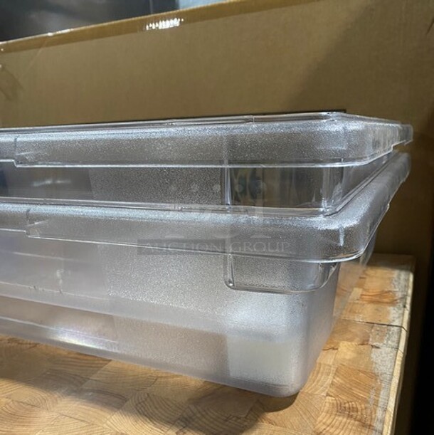 NEW! Carlisle Poly Clear Food Container! 2x Your Bid! - Image 3 of 9