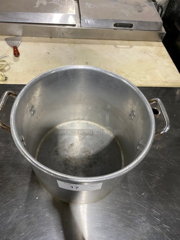 Metal Stock Pot! With Side Handles! - Image 2 of 5