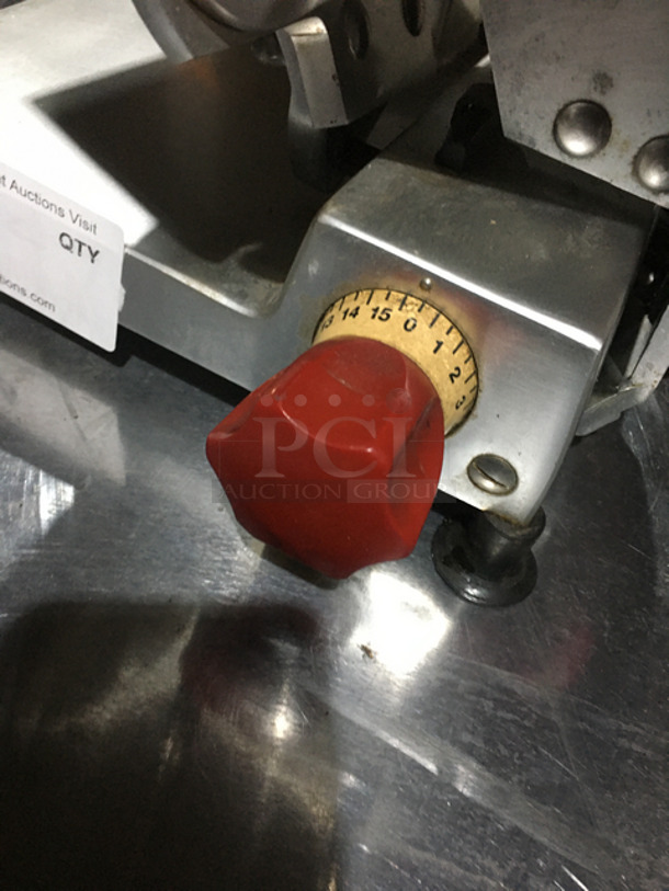 NICE! Axis Countertop 10 Inch Blade Deli/Meat Slicer! Model: AX-S10 115V 60HZ 1 Phase - Image 6 of 8