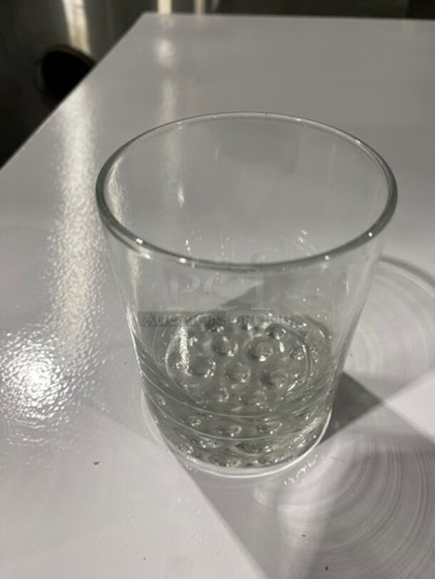 Clear Glass Drinking Glasses! Includes Poly Cup Crate! 3x Your Bid! - Image 2 of 5