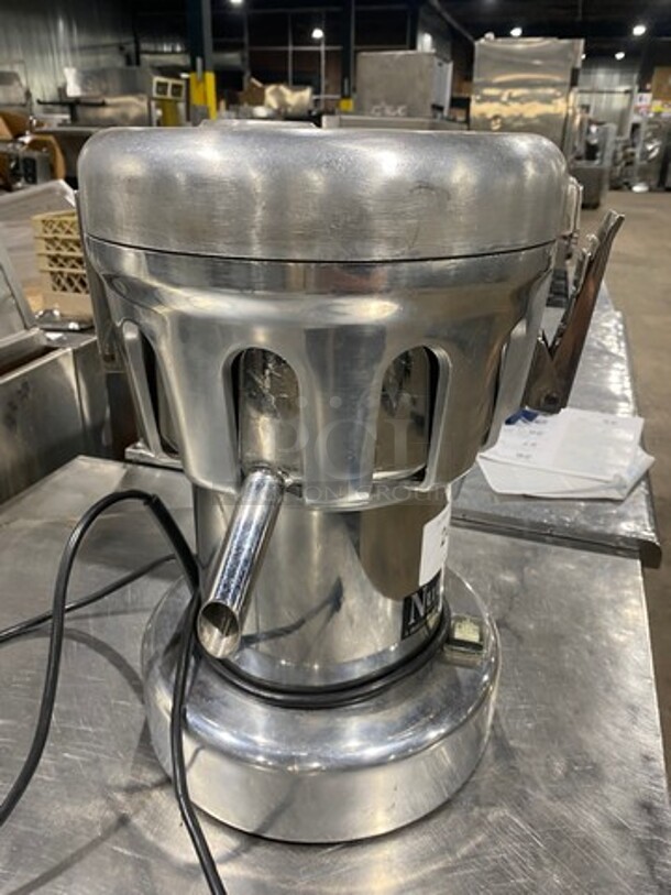 Nutrifaster Commercial Countertop Juicer Extractor! Solid Stainless Steel! Model: N450 SN: 459122012 110V - Image 2 of 8