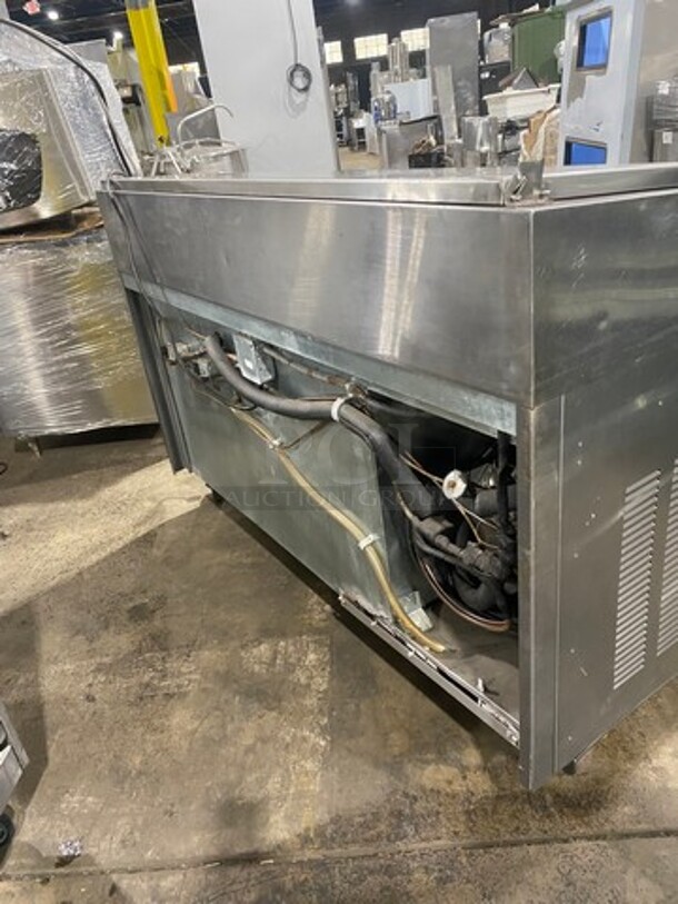 2010 Marsal Commercial Refrigerated Pizza Prep Table! With Single Door Storage Space! With 2 Drawers Underneath! All Stainless Steel! On Casters! Model: BM64 SN: 1319 115V 60Hz 1 Phase - Image 3 of 10