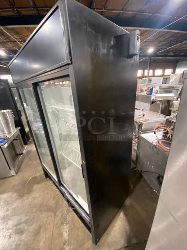 COOL! True Commercial Refrigerator Display Case Merchandiser! With 2 View Through Doors! With Poly Coated Racks! Model: GDM47 SN: 12194835 115/208/230V 60HZ 1 Phase - Image 2 of 8