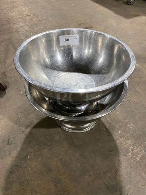 ALL ONE MONEY! Round Stainless-Steel Bowl! Good For Fruit/Chips/ Candy Or To Display!