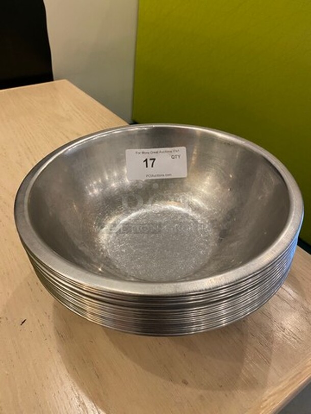 ALL ONE MONEY! Stainless Steel Mixing Bowls! - Image 1 of 4