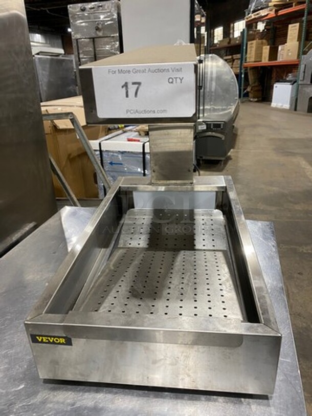 Vevor Commercial Countertop French Fry Warmer/ Dump Station! All Stainless Steel! Model: HCW620