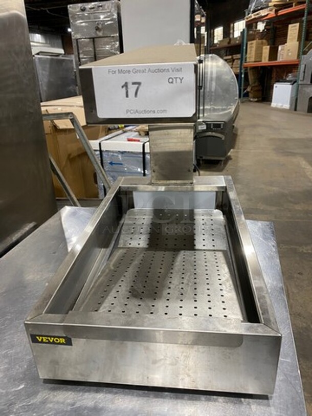 Vevor Commercial Countertop French Fry Warmer/ Dump Station! All Stainless Steel! Model: HCW620 - Image 1 of 9
